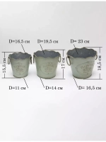 Кашпо для цветов комнатных 23*18,5 см
