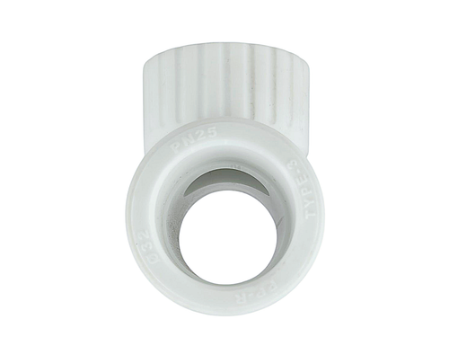 Тройник комбинированный PPR внутренняя резьба 32х 3/4,  белый, РТП (40/10)