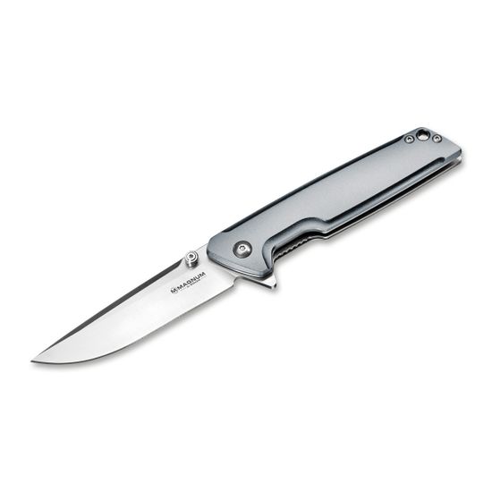 Складной нож Boker 01MB722 Straight Brother c клинком из стали 440A, рукоять алюминий