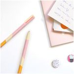 Ручка шариковая Greenwich Line "Pink desert" синяя, 0,7мм, игольчатый стержень, софт-тач