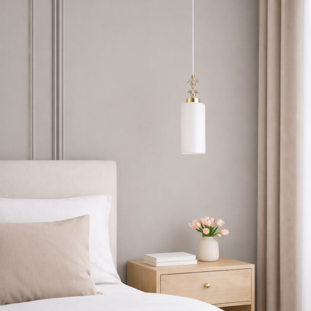 SL1402.253.01 Светильник подвесной ST-Luce Латунь/Прозрачный E14*1 40W ЭЛЕГРА