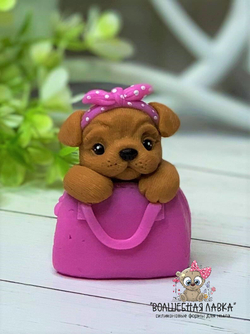 Силиконовая форма Собачка Молли