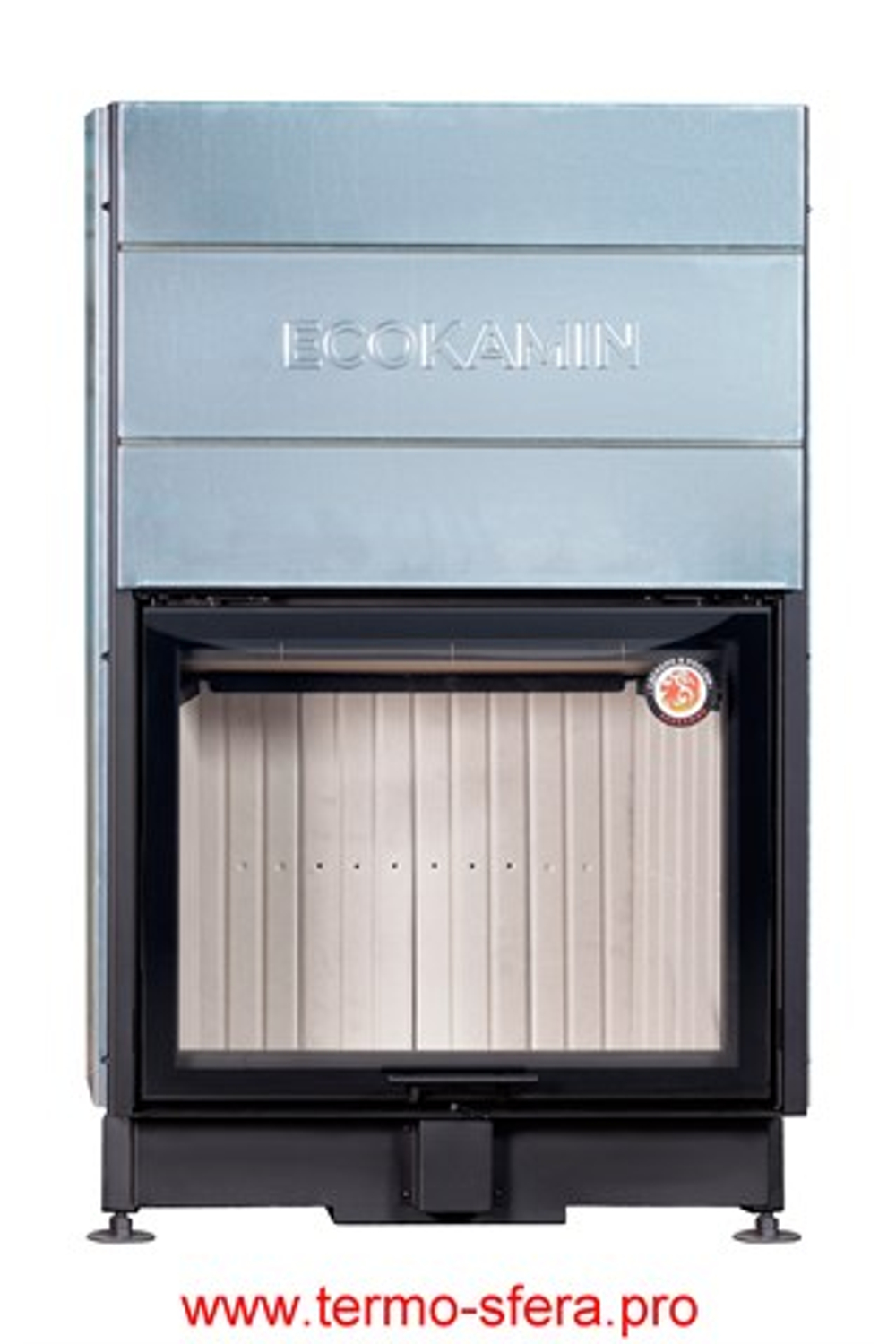 Каминная топка Экокамин ВЕГА 1000 MP подовое горение принтинг