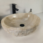Раковина из оникса Erozy White EO-64259 52*42*15 0213