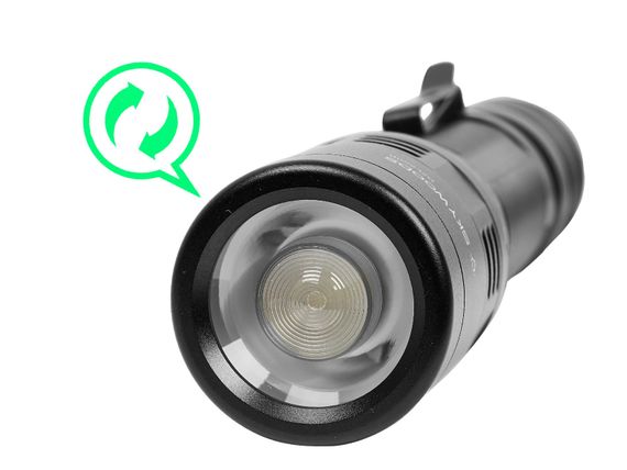 Фонарь подствольный Ручной фонарь Skywoods WILD 2500 люмен, USB-Type C, холодный свет, IP67