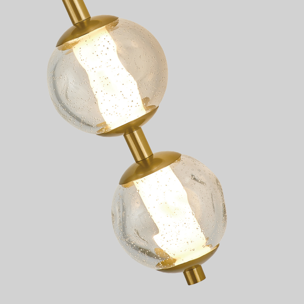 Настенный светильник OB2437 brass/clear