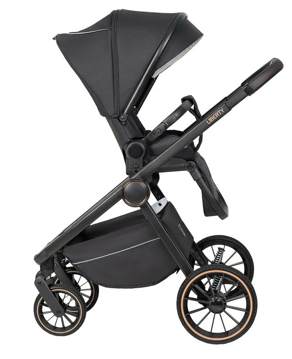 Детская коляска Farfello Liberty 3 в 1 Black magic/Магический черный LBR-1