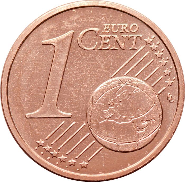 1 евроцент 2015 Словения (1 euro cent)