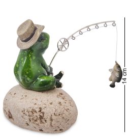 GAEM Art MN-303 Фигурка «Лягушка на рыбалке»