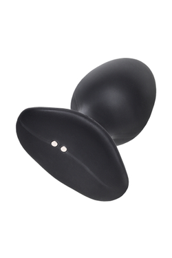 Анальная втулка LOVENSE Hush 2 (L), силикон, черная, 15 см, Ø 5,7 см