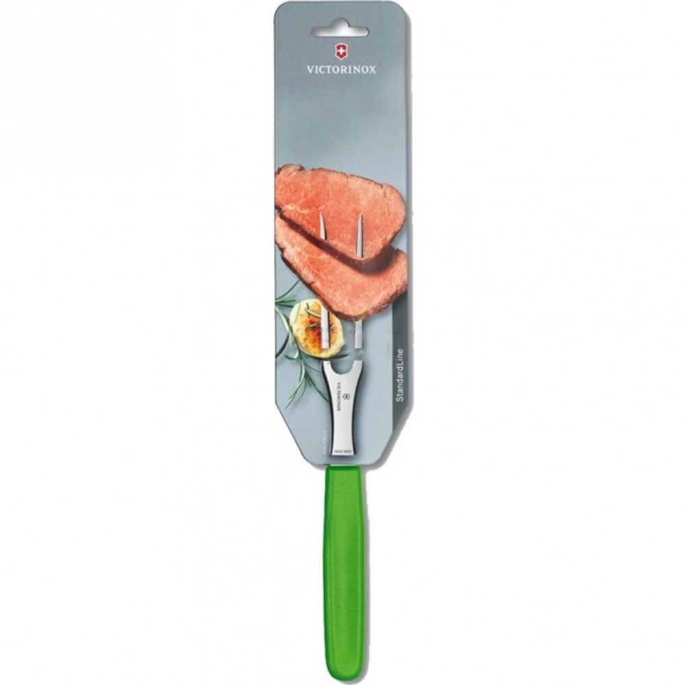 Вилка Victorinox кулинарная, 15 см, зеленая