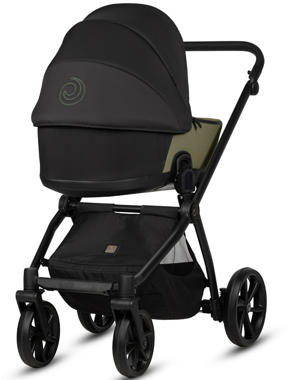 Детская коляска Tutis Mio 3 Plus Essential Кожа 3 в 1 025 Olive