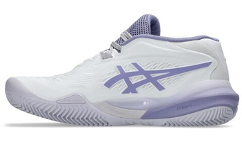 Женские Кроссовки теннисные Asics Gel-Resolution X Clay - white/bluebell