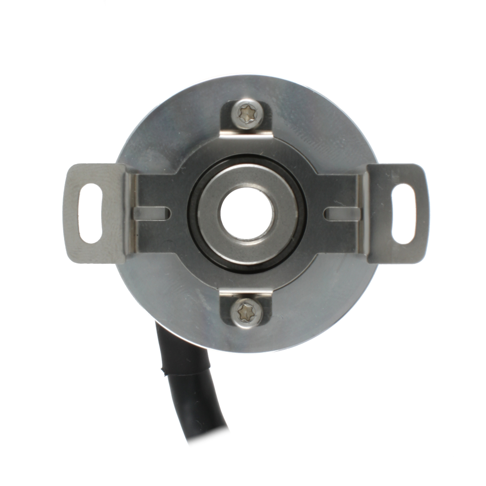 Инкрементальный программируемый энкодер INNOCONT D=40мм, полый вал 8мм,5…30VDC, выход TTL/HTL с инверсией, IP 54