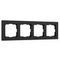 Рамка Werkel Hammer на 4 поста черный W0042408 4690389163494