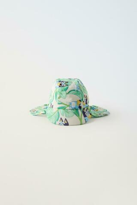 ZARA ШАПОЧКА ДЛЯ ПЛАВАНИЯ С ПРИНТОМ «БЛУИ» © LUDO STUDIO, СИНИЙ