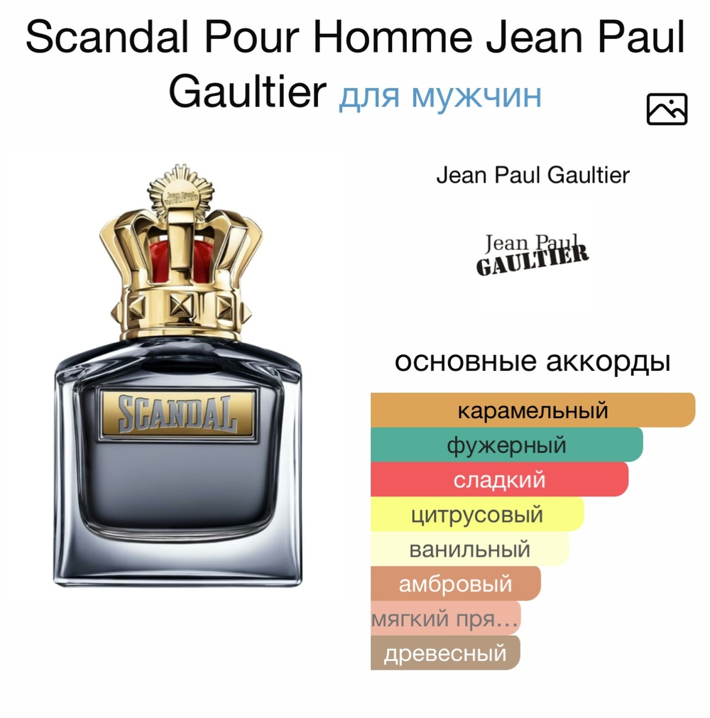 Scandal Pour Homme Jean Paul Gaultier