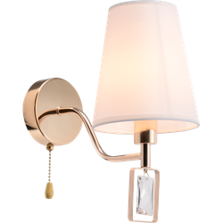 Бра светильник Rivoli Cristal 2095-401 настенный 1 х Е14 40 Вт классика с выключателем | Классика