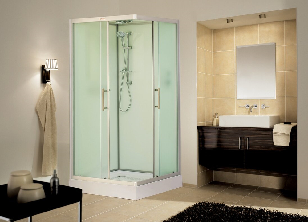 Душевая кабина Esbano (Эсбано) EST-80CKR, с низким поддоном, 80х80х210