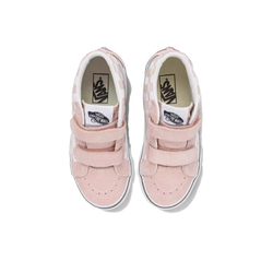 Детские кеды Vans SK8-MID Checkboard Shoes 'Pink White' VN00018TBQL