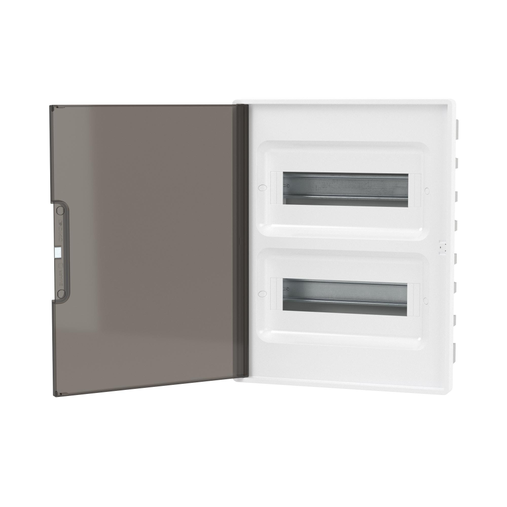 Щит распределительный 36 мод встраиваемый FRAME, белый, с тониров. дверцей, с 4 шинами PEN DKC