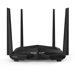 TENDA AC10 Wi-Fi маршрутизатор  двухдиапазонный стандарта AC1200 , 4 внешние антенны 6dBi, 1-port 10/100/1000Mbps WAN, 3-ports 10/100/1000Mbps LAN