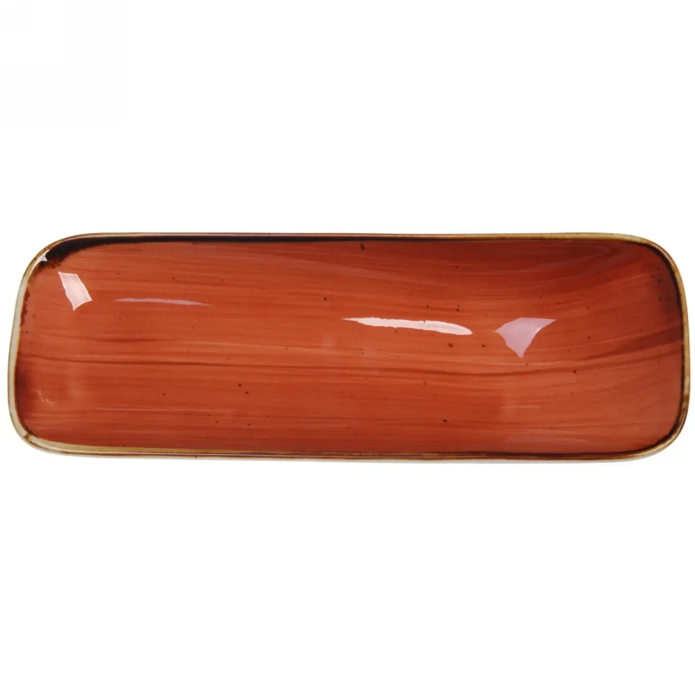 Тарелка керамическая «Corsica orange» сервировочная 26*9,5*5см