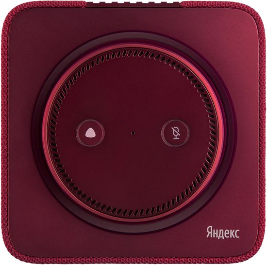 Умная колонка Яндекс Станция Макс с Алисой, с Zigbee, красный, 65Вт