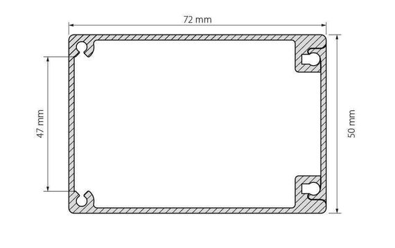 Профиль Arlight BOX72-2000 ANOD 017357
