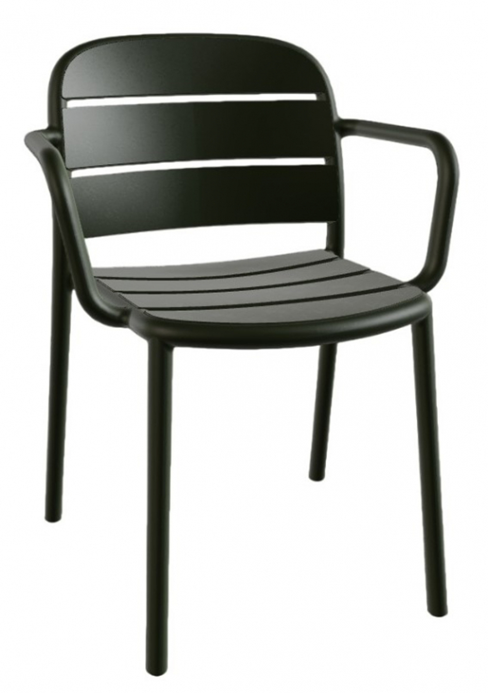 Кресло пластиковое Papatya Beykoz-K, кипарисовый