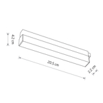 Трековый магнитный светильник Nowodvorski Lvm Line White 11639