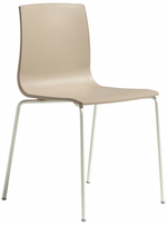 Стул пластиковый Scab Design Alice, лен, тортора