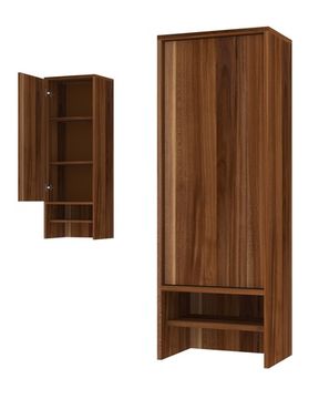 Шкаф навесной ГРАНД-ЛАВОРО-8 /400*1100*253/ слива валлис / слива валлис