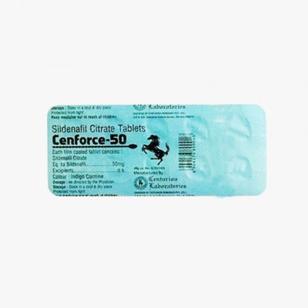 Препарат для усиления потенции Cenforce 50 mg (10 таб.)