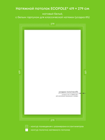 Натяжные потолки 11.7 м2, 1.9 м2