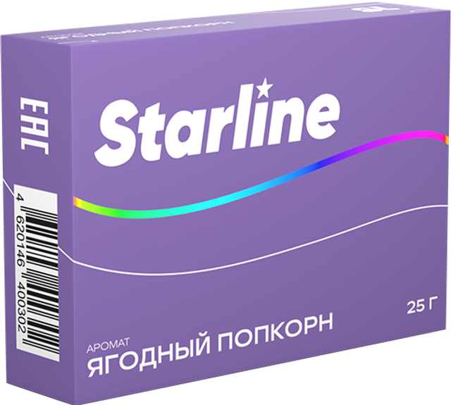Табак Starline - Ягодный Попкорн 25 г