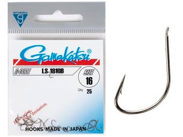 Крючки Gamakatsu LS-1810B HOOKS BRONZE разм. 16 25шт.