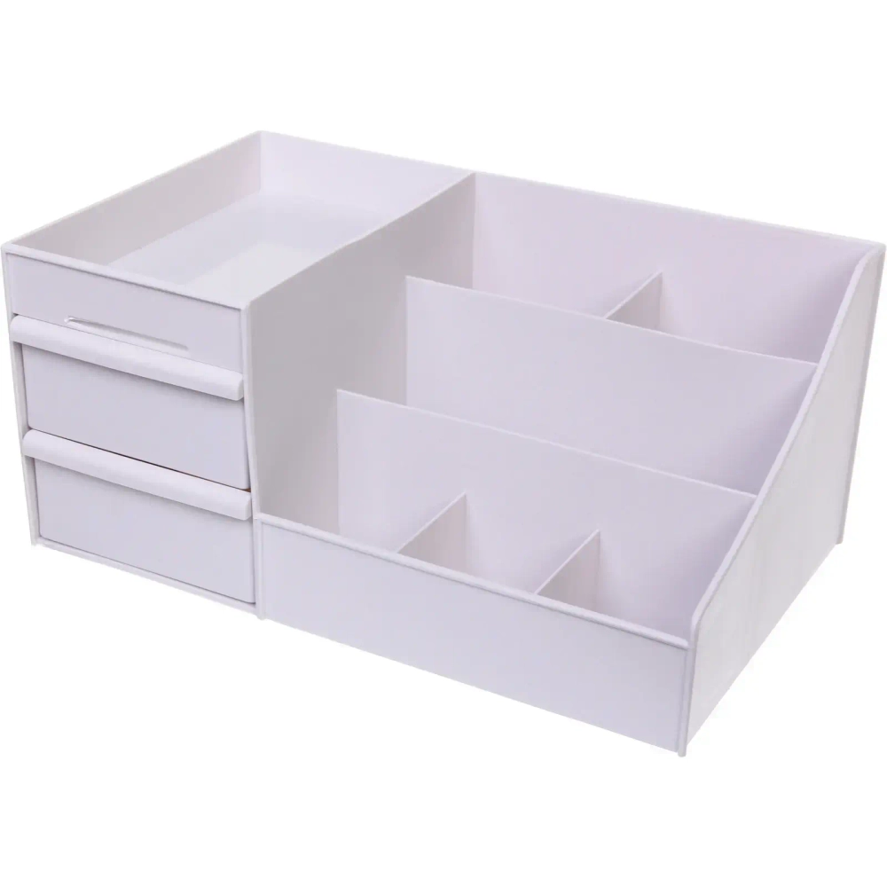 Органайзер для хранения «ПИАНОНО», цвет белый, 8 отделений, 35,5*22*16см