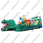 Коммерческий надувной батут "Большие крокодилы"