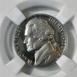 Монета США 5 центов 1977 год "Jefferson Nickel (Джефферсон)"