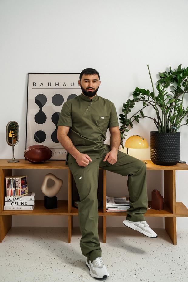 Рубашка поло скошенная Декстер Де Шон