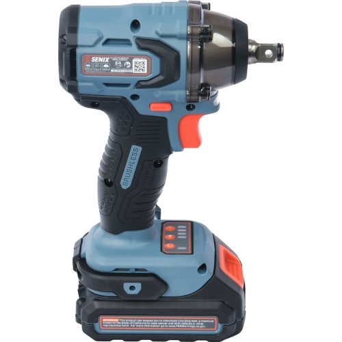Гайковерт ударный аккумуляторный SENIX PDWX2-M2-EU, с акб и зу