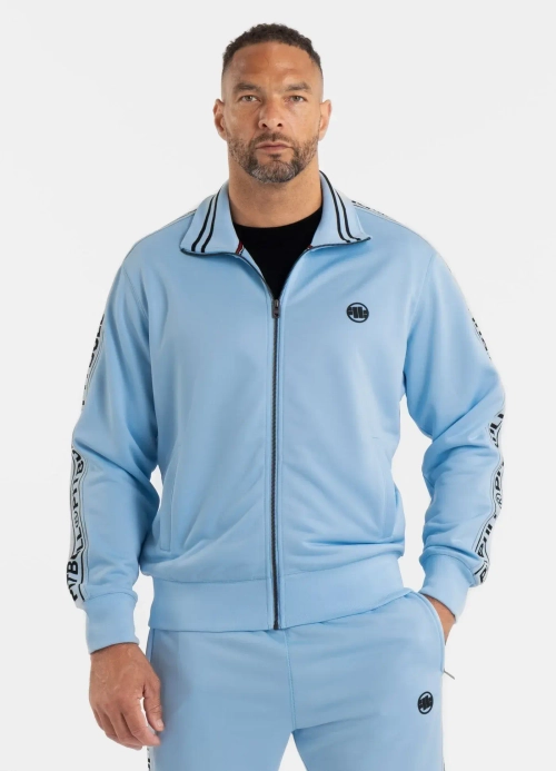 Олимпийка PITBULL OLDSCHOOL TAPE LOGO голубая