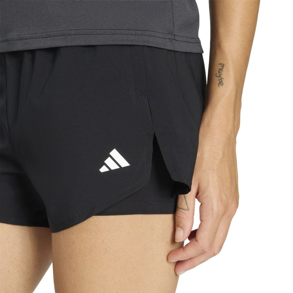 Женские теннисные шорты Adidas Workout Essentials 2in1 - black