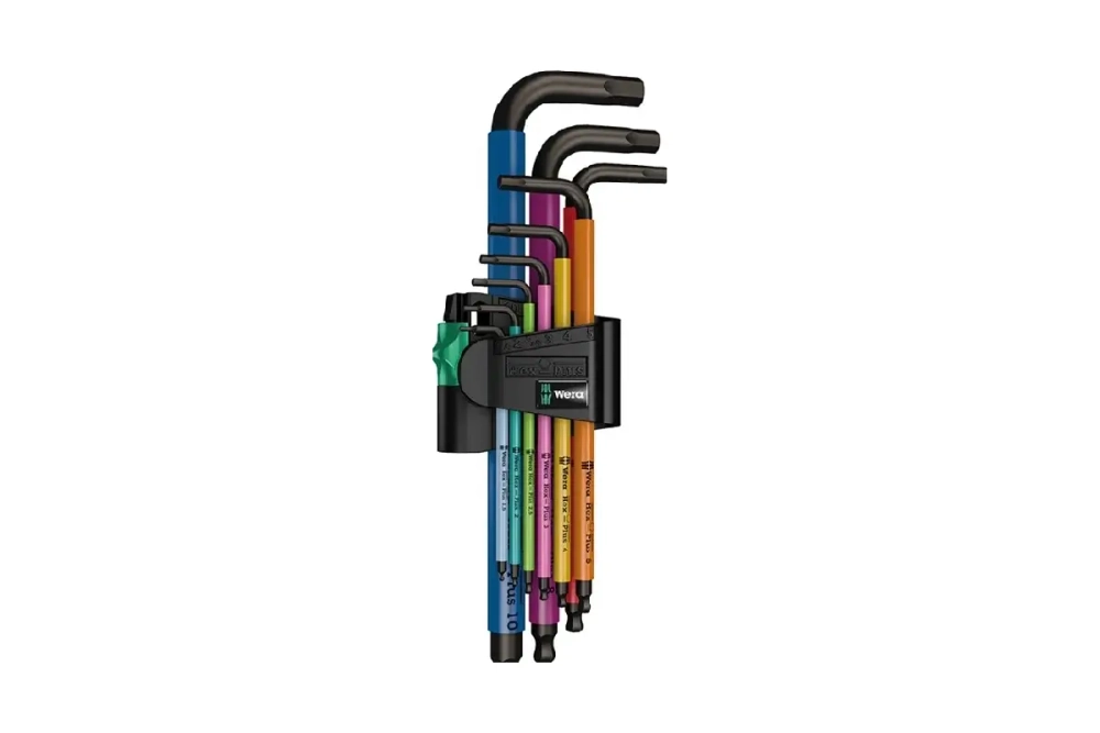 950/9 Hex-Plus Multicolour BlackLaser 1 Набор Г-образных ключей, с шаром,1,5-10мм. 9 предметов