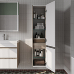 Пенал подвесной IDDIS Zodiac, 35 см, белый/под дерево, ZOD35A0i97