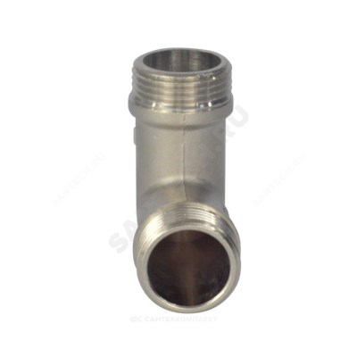 Угольник латунь никель Ду 15 (1/2") НР/НР VALFEX VF.093.N.012