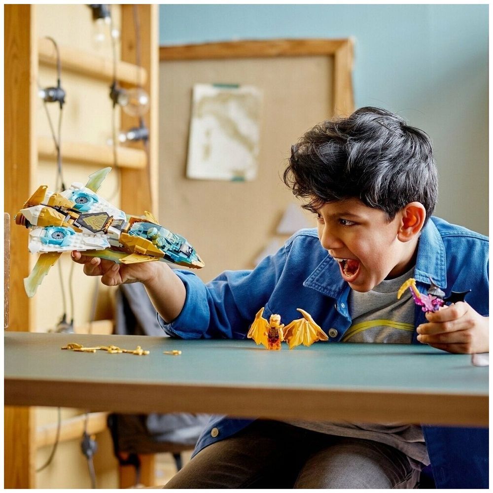Конструктор LEGO NINJAGO 71770 Самолет Золотого Дракона Зейна