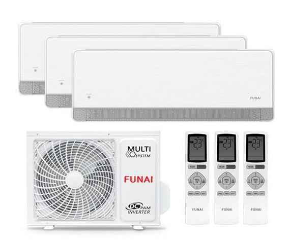 Мульти сплит-система Funai 3 x RAM-I-KMS25HP.W01/S / RAM-I-3OK60HP.01/U