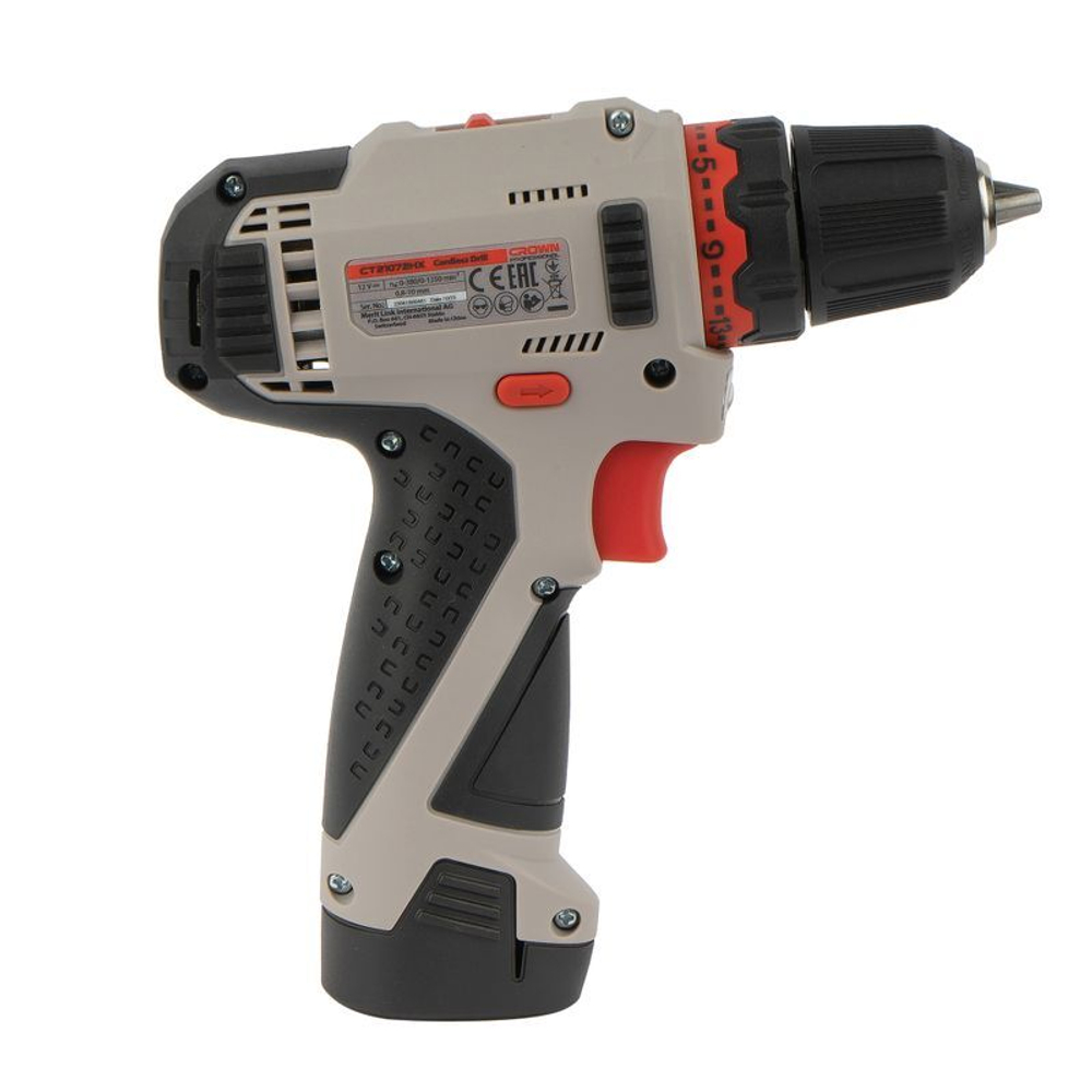 Шуруповерт Crown CT21072HX-2 BMC 12В 2х2 Ач